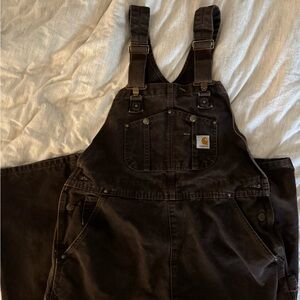 Women’s Carhartt Dark Brown Overalls
